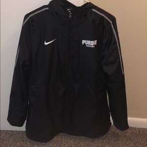 Purdue Soccer Nike Rain Jacket